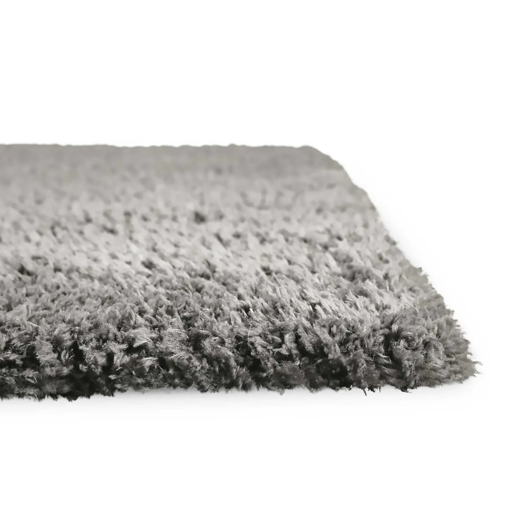 Teppich Grau Hochflor sehr kuschelig & flauschig "Parma" Homie Living