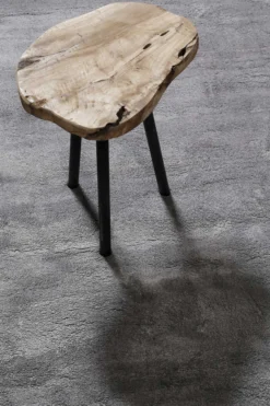 Teppich Grau Hochflor "Sienna" Homie Living