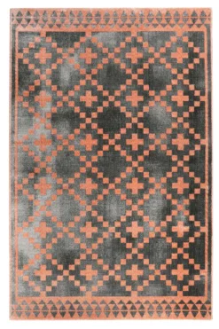 Teppich Grau Koralle Kurzflor "Pleasure 2.0" WECONhome