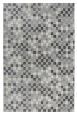 Teppich Grau Kurzflor