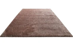Teppich Grau Rosa meliert Hochflor "Pisa" Homie Living