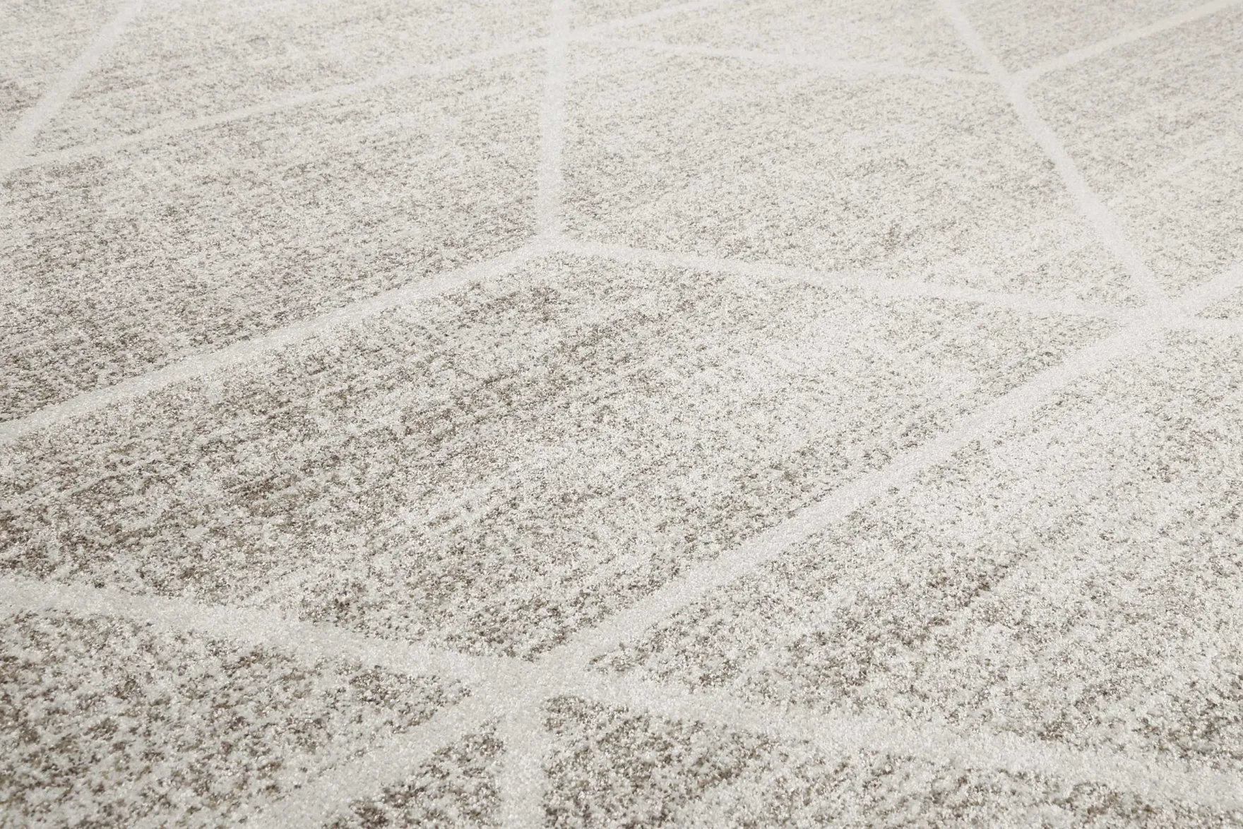 Teppich Grau Sand Kurzflor "Bossa Lounge" WECONhome