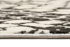 Teppich Grau Schwarz Kurzflor "Snake" WECONhome