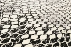 Teppich Grau Schwarz Kurzflor 