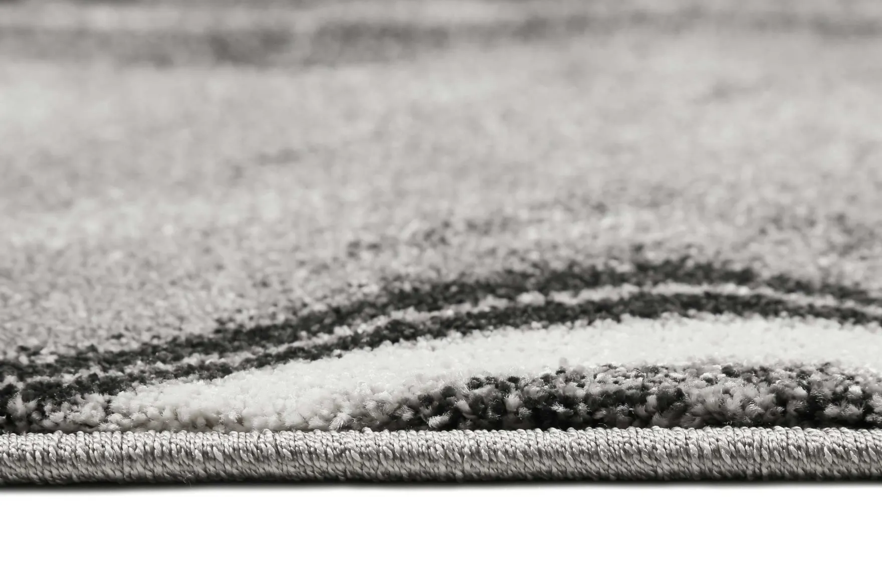 Teppich Grau Silber Kurzflor "Voyage" WECONhome