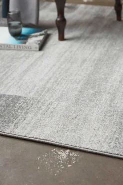Teppich Grau Silber Kurzflor "Déjà-vu" WECONhome