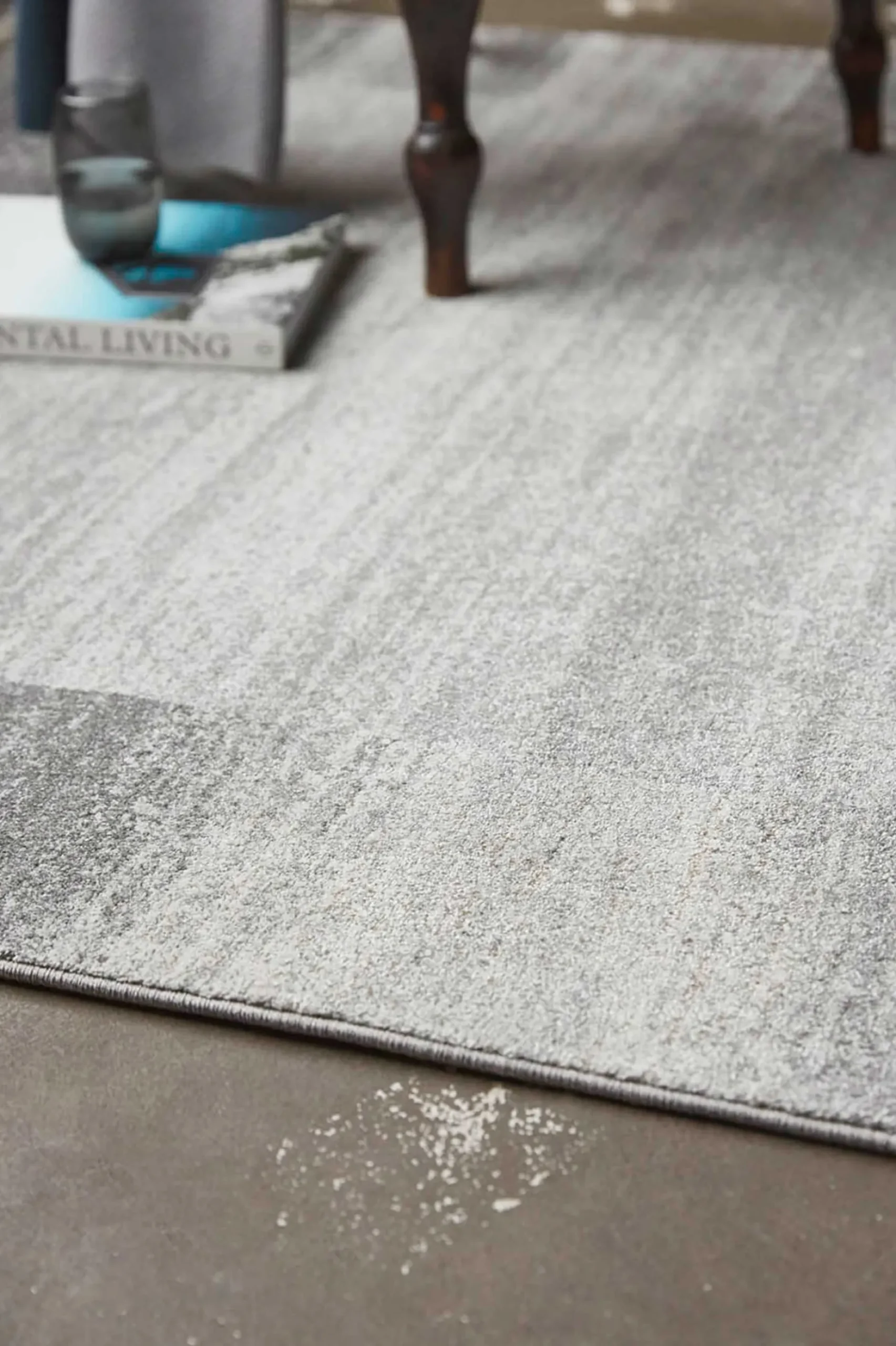 Teppich Grau Silber Kurzflor "Déjà-vu" WECONhome