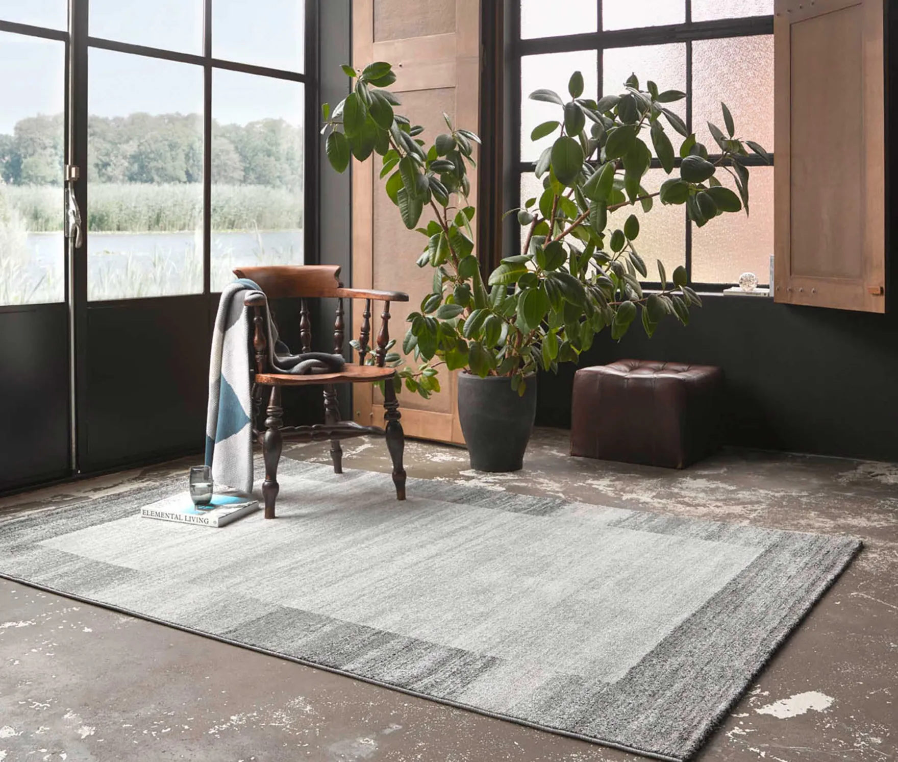 Teppich Grau Silber Kurzflor "Déjà-vu" WECONhome