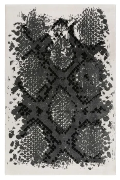 Teppich Grau Silber Kurzflor "Phyton" WECONhome