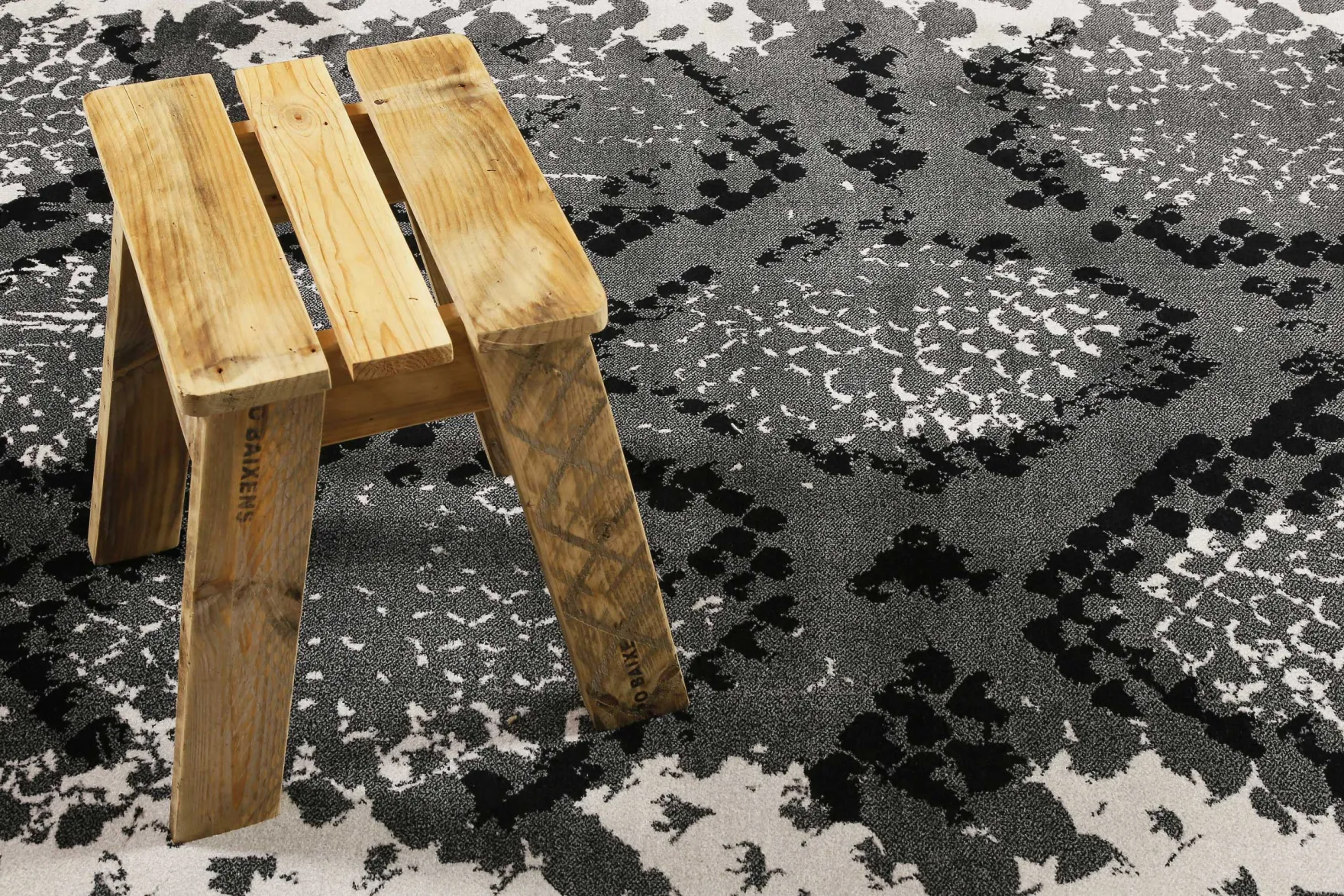 Teppich Grau Silber Kurzflor "Phyton" WECONhome