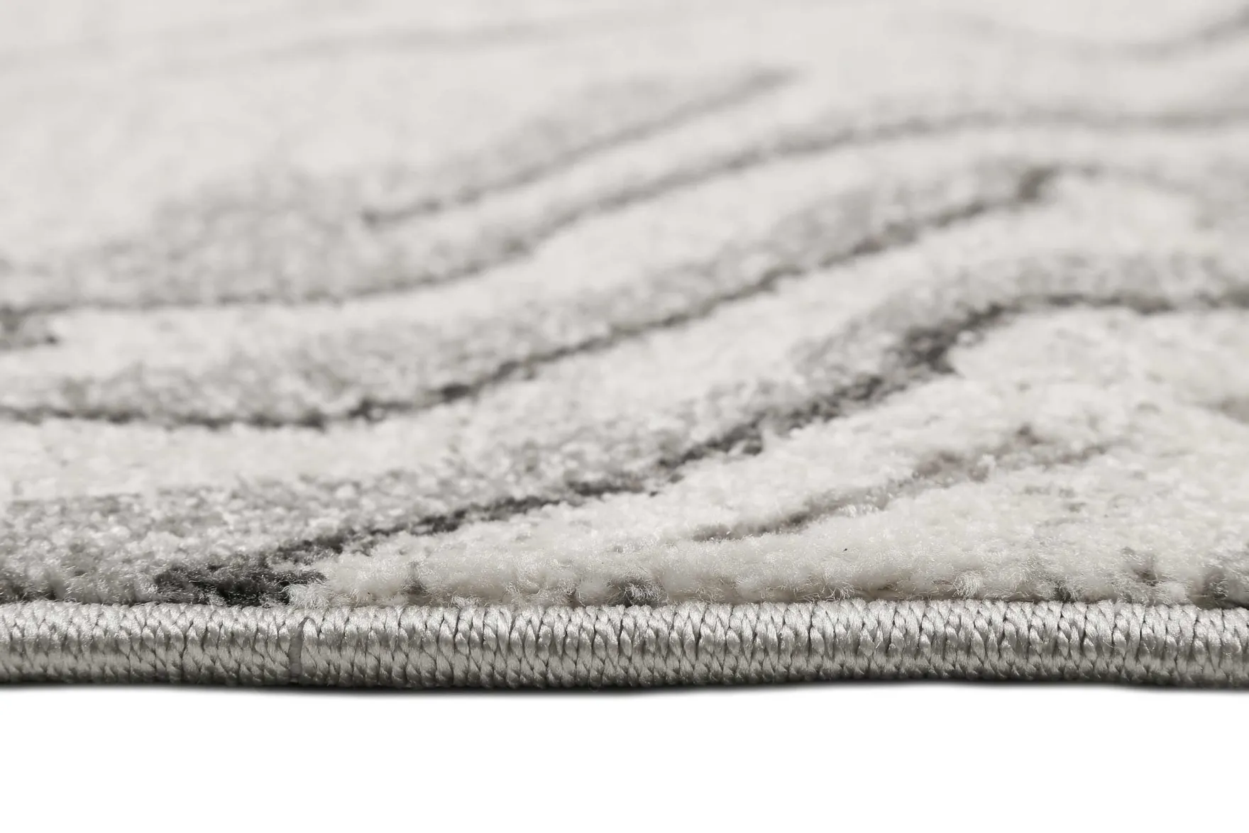 Teppich Grau Silber Kurzflor "Forest" WECONhome
