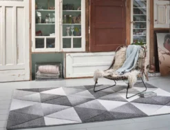 Teppich Grau Silber "Lighthouse" WECONhome