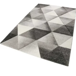 Teppich Grau Silber 