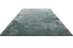 Teppich Grün Grau Hochflor "Pisa" Homie Living
