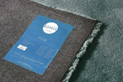Teppich Grün Grau Hochflor "Pisa" Homie Living