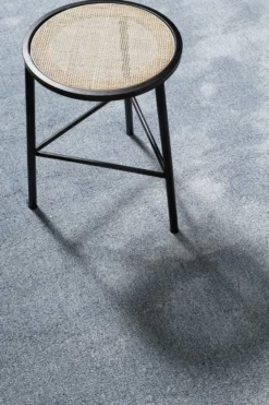 Teppich Hellblau meliert Hochflor "Sienna" Homie Living
