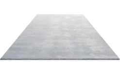 Teppich Hellgrau Blau Hochflor "Sienna" Homie Living