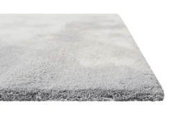 Teppich Hellgrau Blau Hochflor