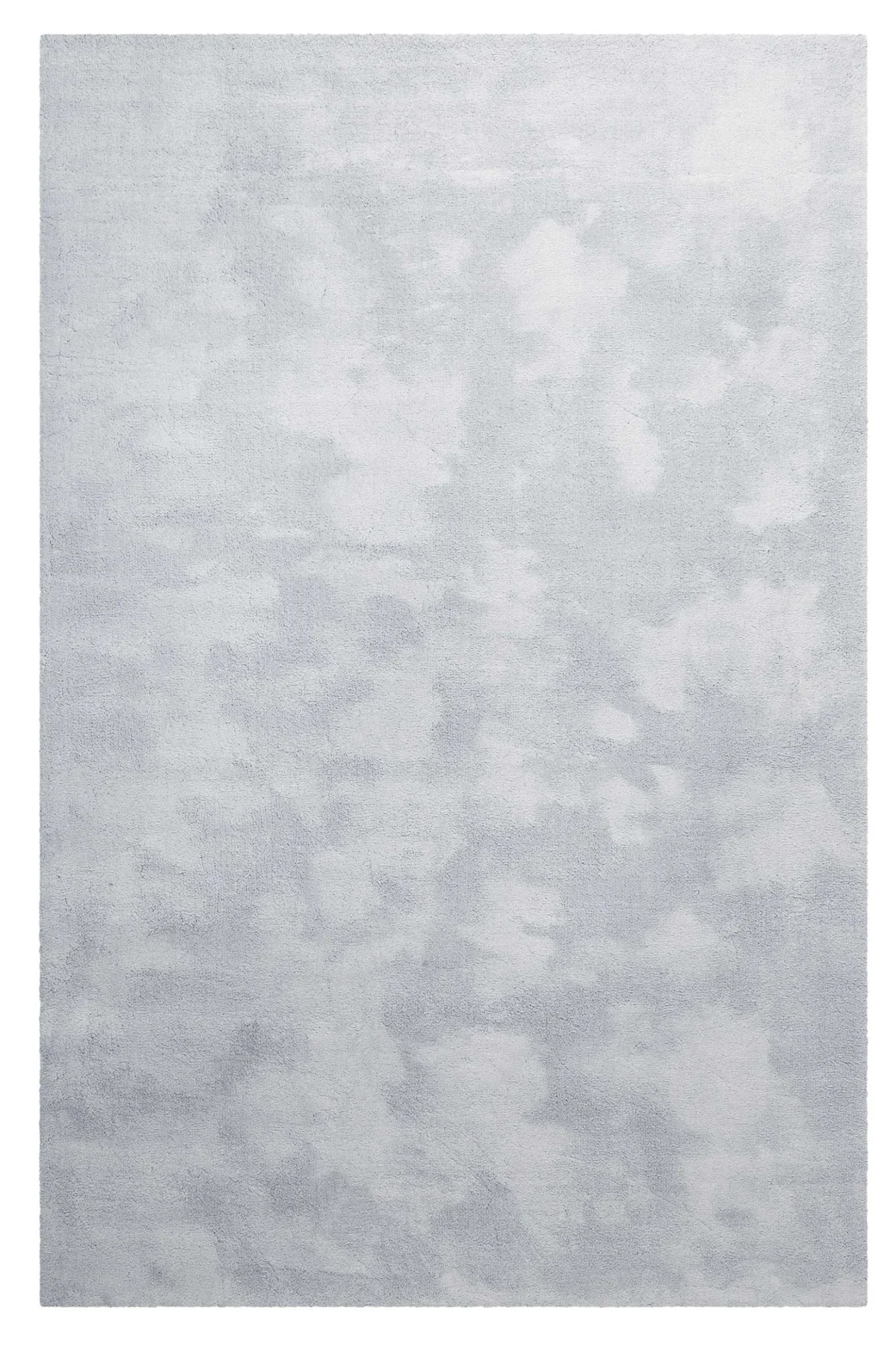 Teppich Hellgrau Blau Hochflor "Sienna" Homie Living