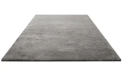 Teppich Hellgrau Hochflor B-Ware