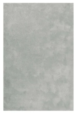 Teppich Hellgrau Hochflor
