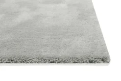 Teppich Hellgrau Hochflor