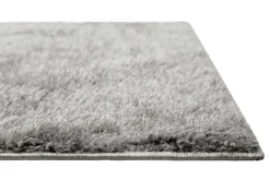 Teppich Hellgrau Hochflor 