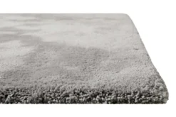 Teppich Hellgrau Hochflor