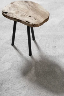 Teppich Hellgrau Hochflor "Sienna" Homie Living