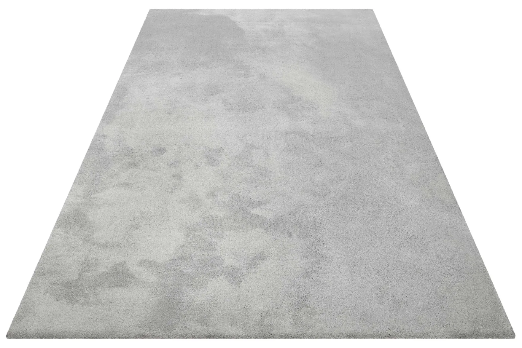 Teppich Hellgrau Hochflor "Vanessa" WECONhome Basics