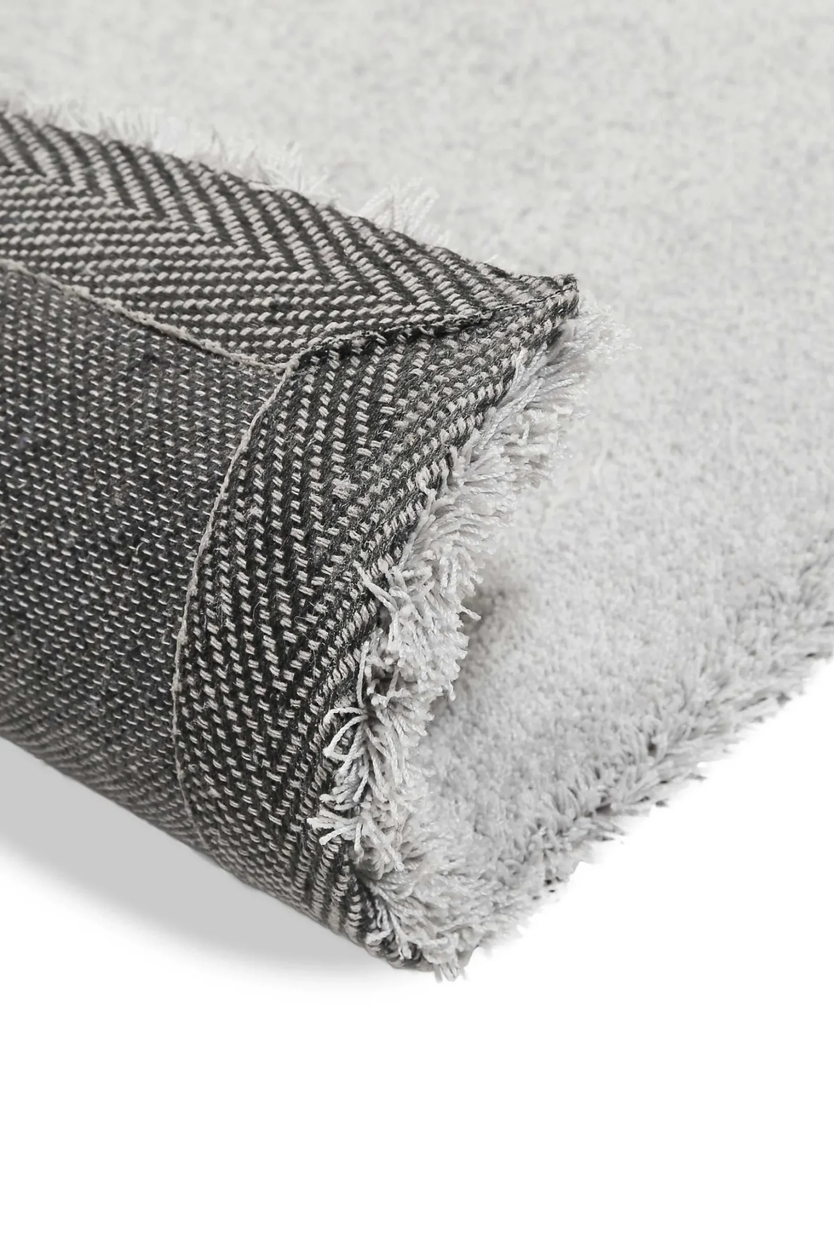 Teppich Hellgrau Hochflor "Vanessa" WECONhome Basics