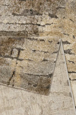 Teppich Holzbraun Kurzflor 