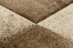 Teppich Kurzflor Beige Braun