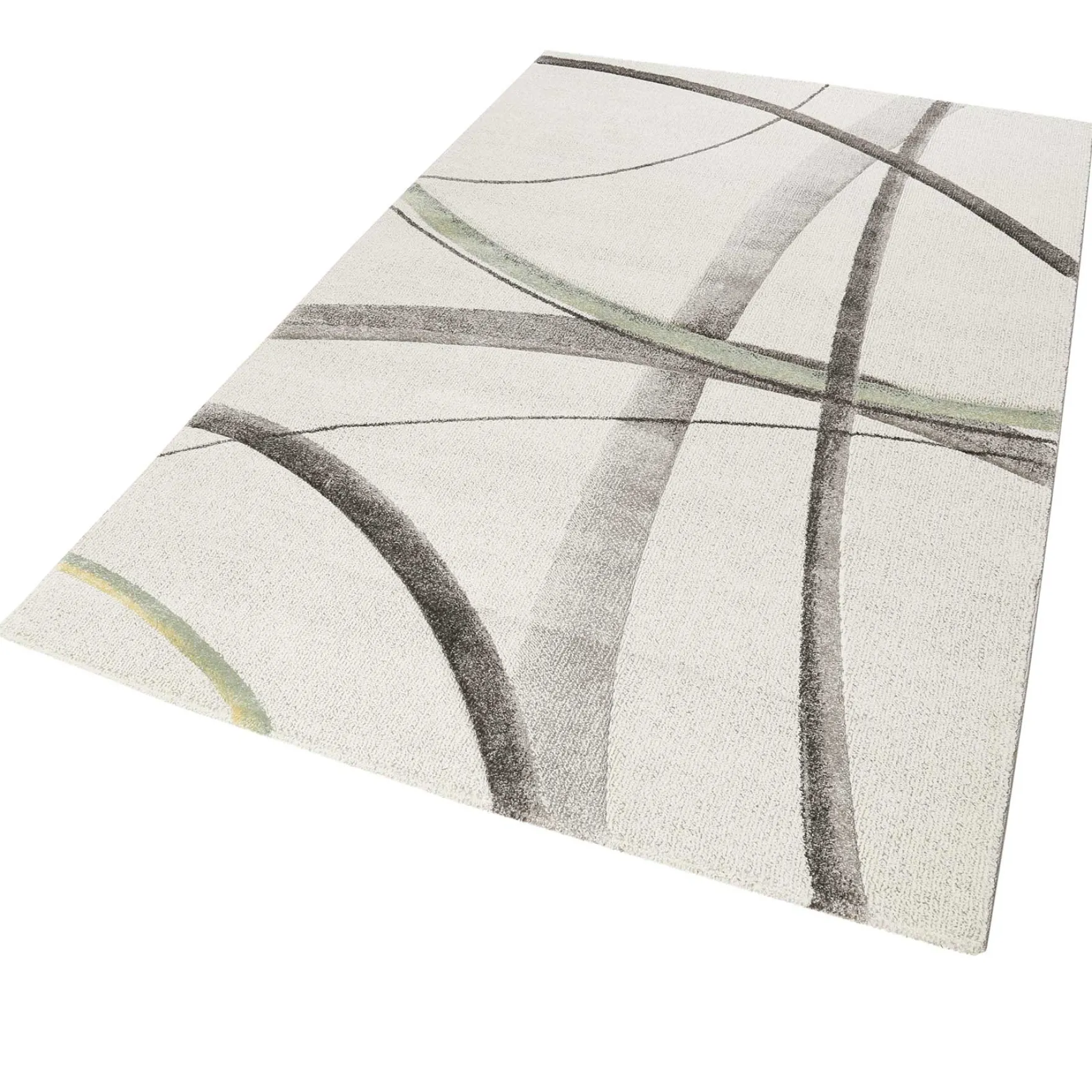 Teppich Kurzflor beige grün "Cloud7" WECONhome