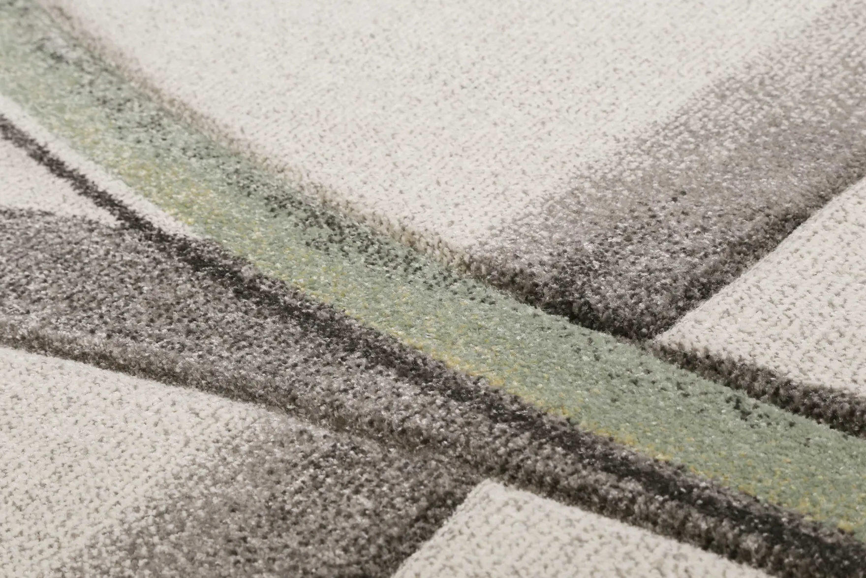 Teppich Kurzflor beige grün "Cloud7" WECONhome