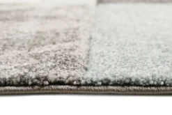 Teppich Kurzflor Grau Silber Blau "Mirage" WECONhome