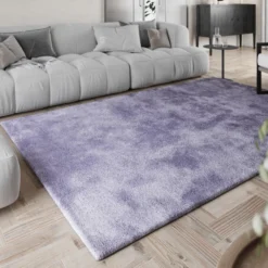 Teppich Lila Hochflor "Pisa" Homie Living