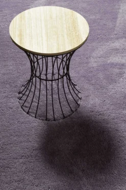 Teppich Lila Hochflor