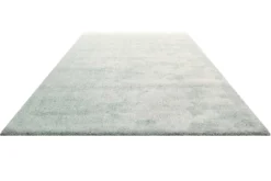 Teppich Mintgrün Beige meliert Hochflor "Sienna" Homie Living