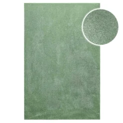 Teppich Mint Grün Kurzflor weich & soft