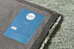 Teppich Mintgrün meliert Hochflor