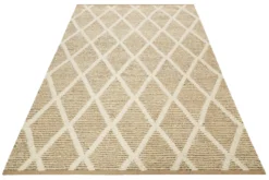 Teppich Naturfarben aus Jute & Wolle