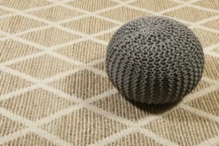 Teppich Naturfarben aus Jute & Wolle