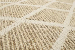 Teppich Naturfarben aus Jute & Wolle