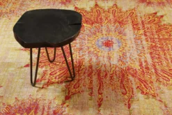 Teppich Orange Gelb Vintage "Rooftop" WECONhome