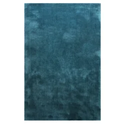 Teppich Petrol Hochflor