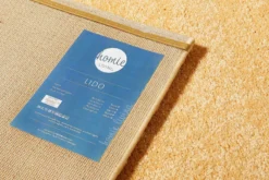Teppich Pfirsich Gelb Kurzflor "Lido" Homie Living