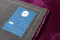 Teppich Pink Violett Hochflor