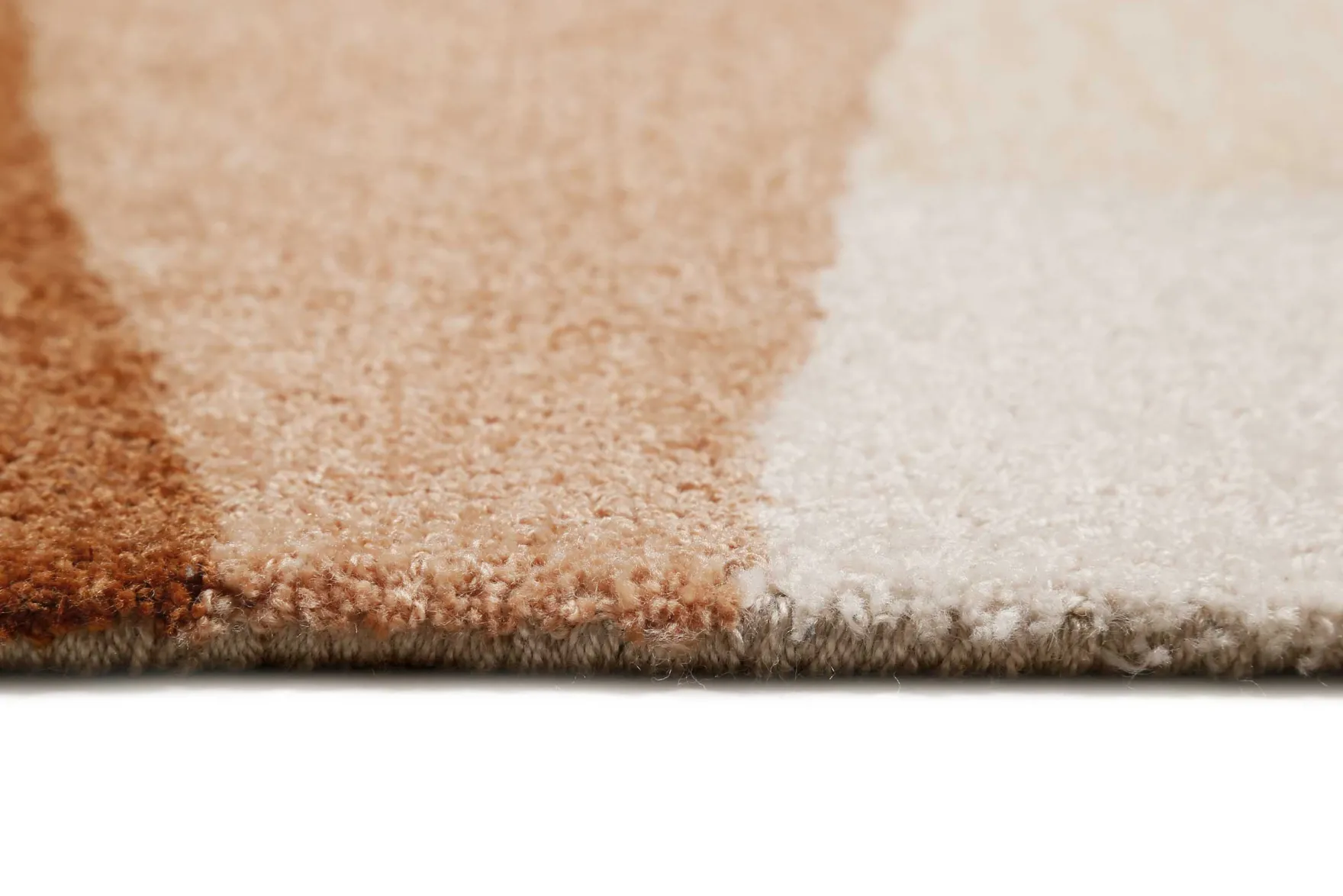 Teppich Rost Braun Kurzflor "Next Time 2.0" WECONhome