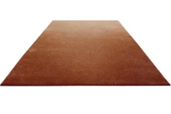 Teppich Rost Braun Kurzflor weich & soft "Venice" Homie Living